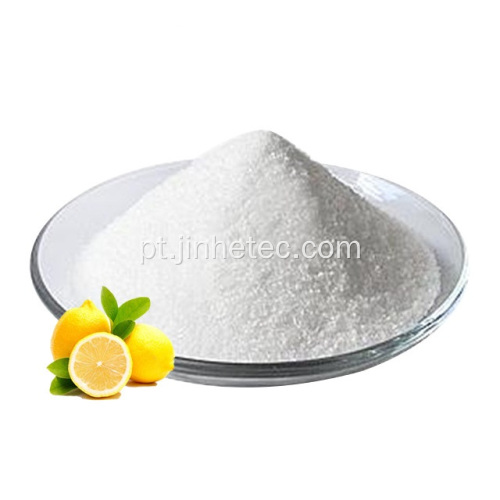 Mono -hidrato de ácido cítrico cristalino branco